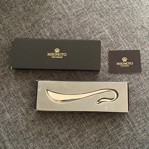 Mikimoto International Bookmark with a Pearl